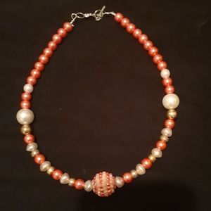 Bubblegum bead necklace